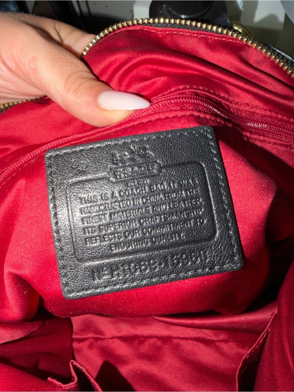 Coach classic leather